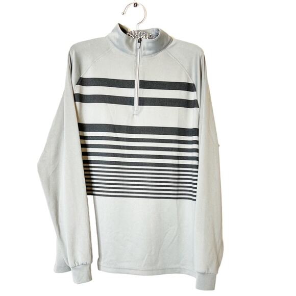 Stitch Golf Explorer 1/4 Zip Pullover gray Sz L - Picture 1 of 6
